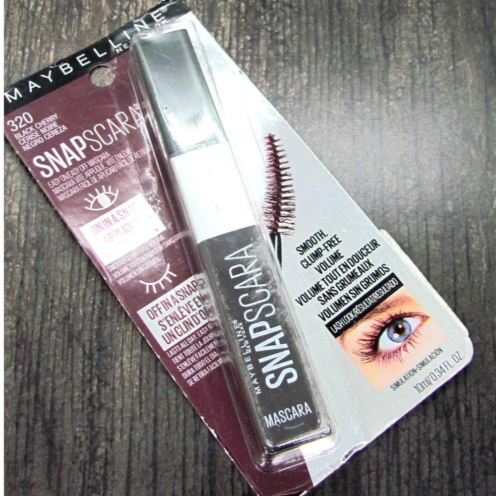 Maybelline Snapscara Washable Mascara Black Cherry